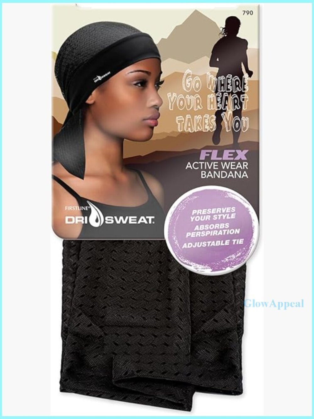 Adjustable Mesh Sport Headband, Sweat Absorbing, Workout Accessory